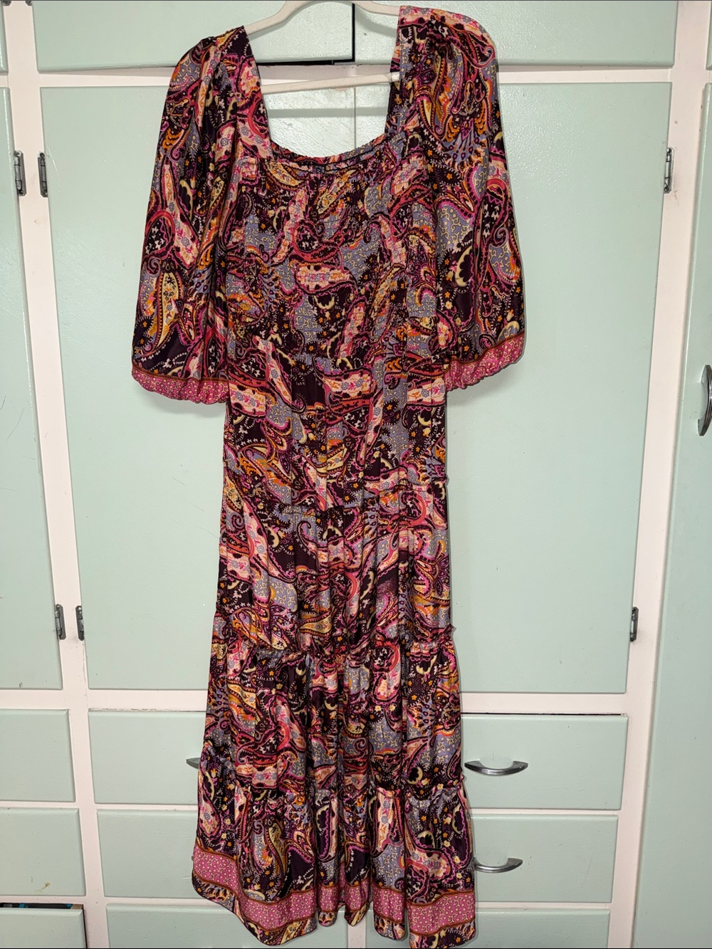 Me 2 Magic Floral Paisley Maxi Dress women’s size 2X